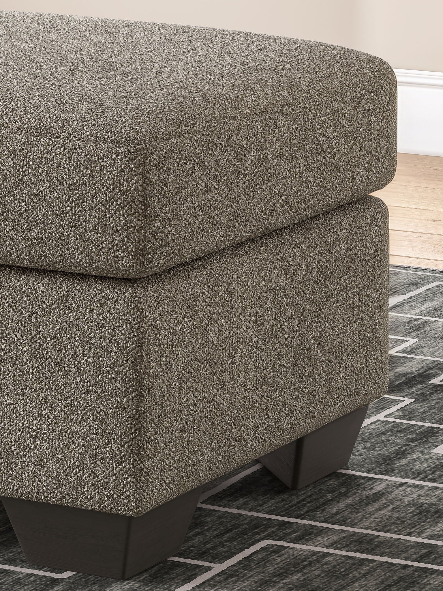 Triston-Peaks - Ottoman - Suede - Benchcraft® - 7