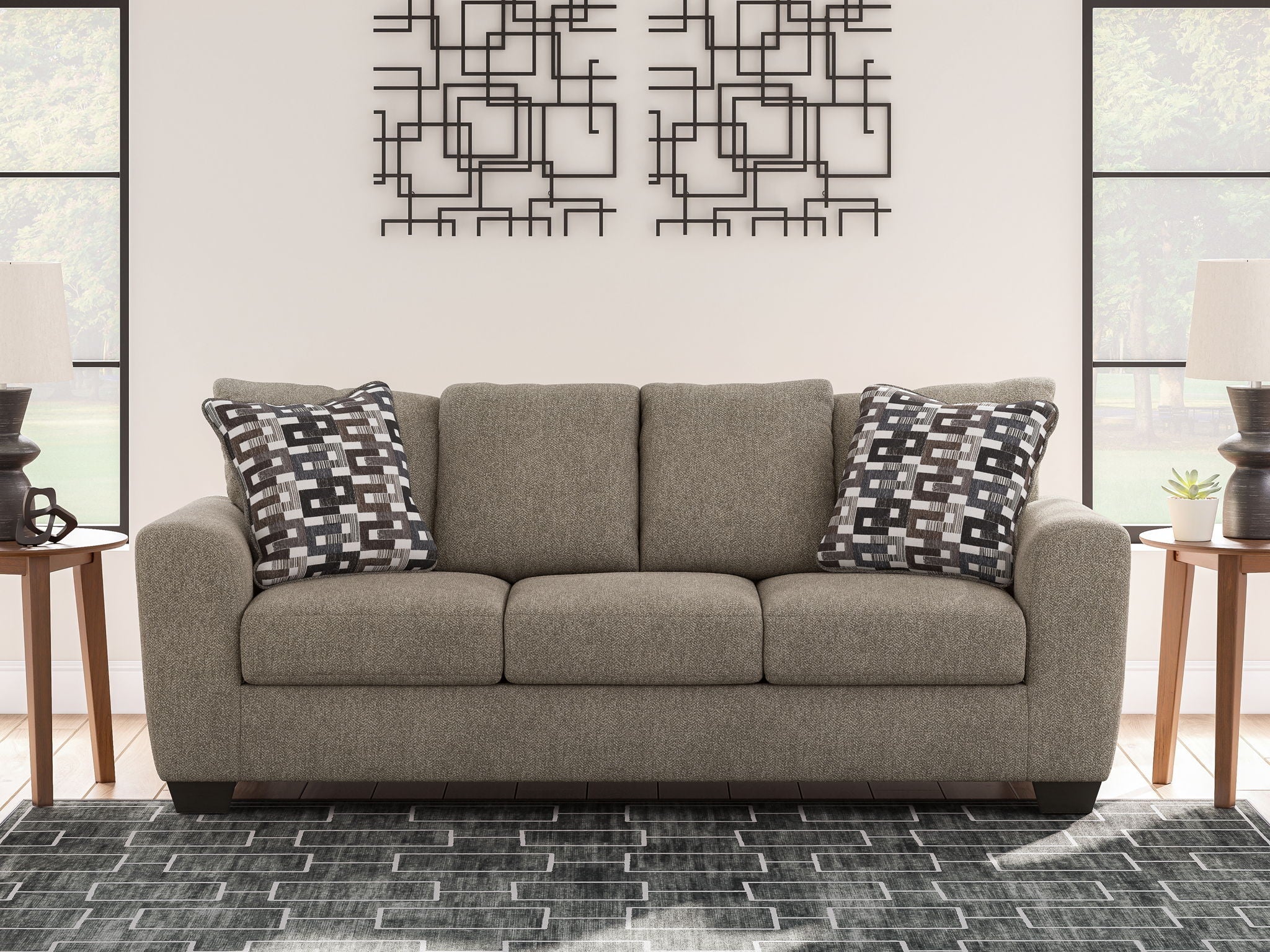 Triston-Peaks - Queen Sofa Sleeper - Suede - Benchcraft® - 9