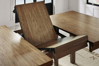Urbinforte - Counter Height Dining Extension Table - Light Brown - Signature Design by Ashley® - 4