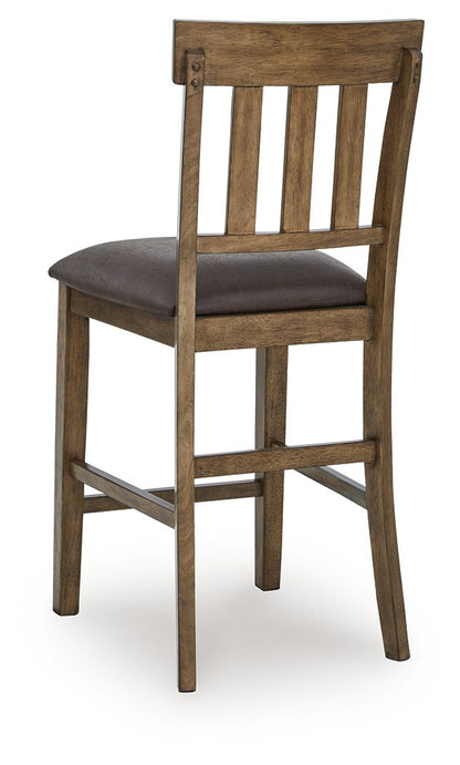 Urbinforte - Upholstered Barstool (Set of 2) - Light Brown - Signature Design by Ashley® - 5
