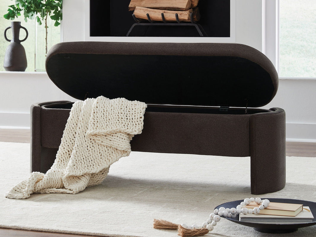 Vavuniya - Storage Bench - Brown - Signature Design by Ashley® - 2