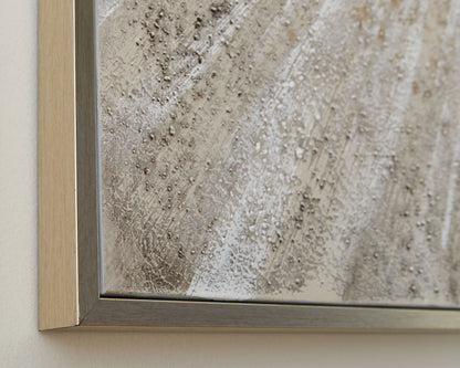 Waldard - Wall Art - Gray / Taupe / White - Signature Design by Ashley® - 3