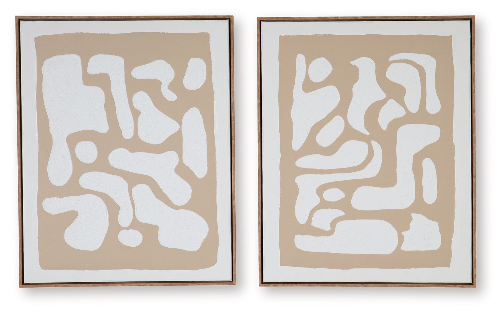 Waldett - Wall Art Set (Set of 2) - Beige / White - Signature Design by Ashley® - 3