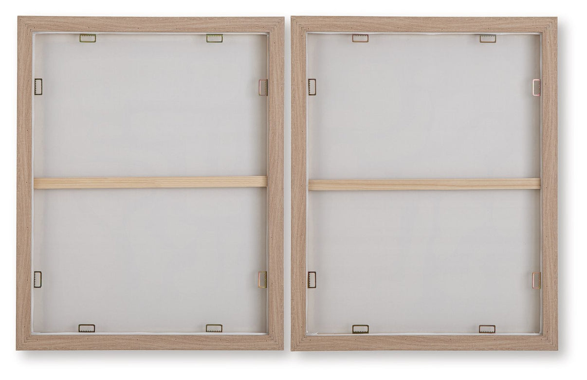 Waldett - Wall Art Set (Set of 2) - Beige / White - Signature Design by Ashley® - 8