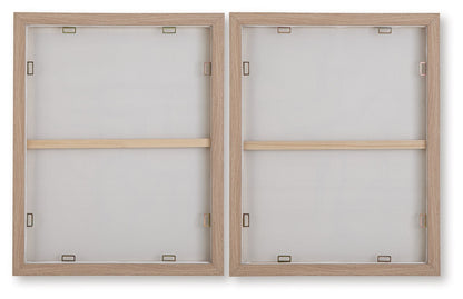 Waldett - Wall Art Set (Set of 2) - Beige / White - Signature Design by Ashley® - 8