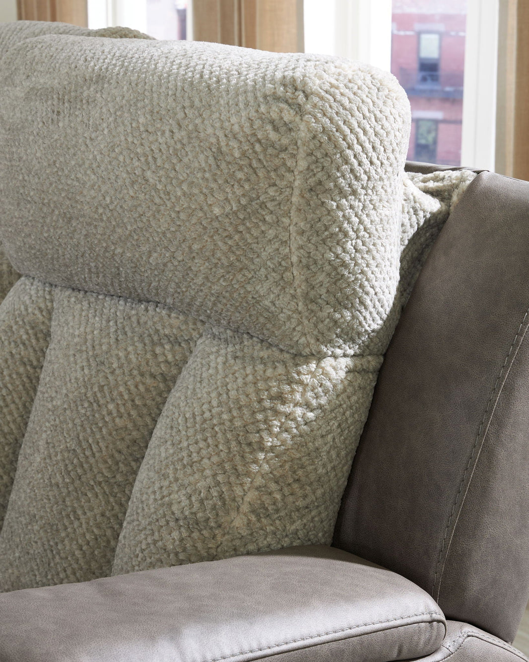 WhipLash - Power Reclining Loveseat With Console / Adj Headrest - Sisal - Signature Design by Ashley® - 2