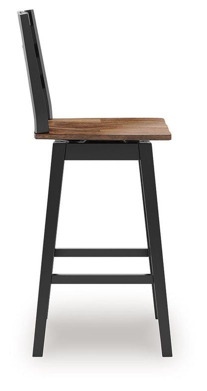 Wildenauer - Swivel Stool (Set of 2) - Signature Design by Ashley® - 10