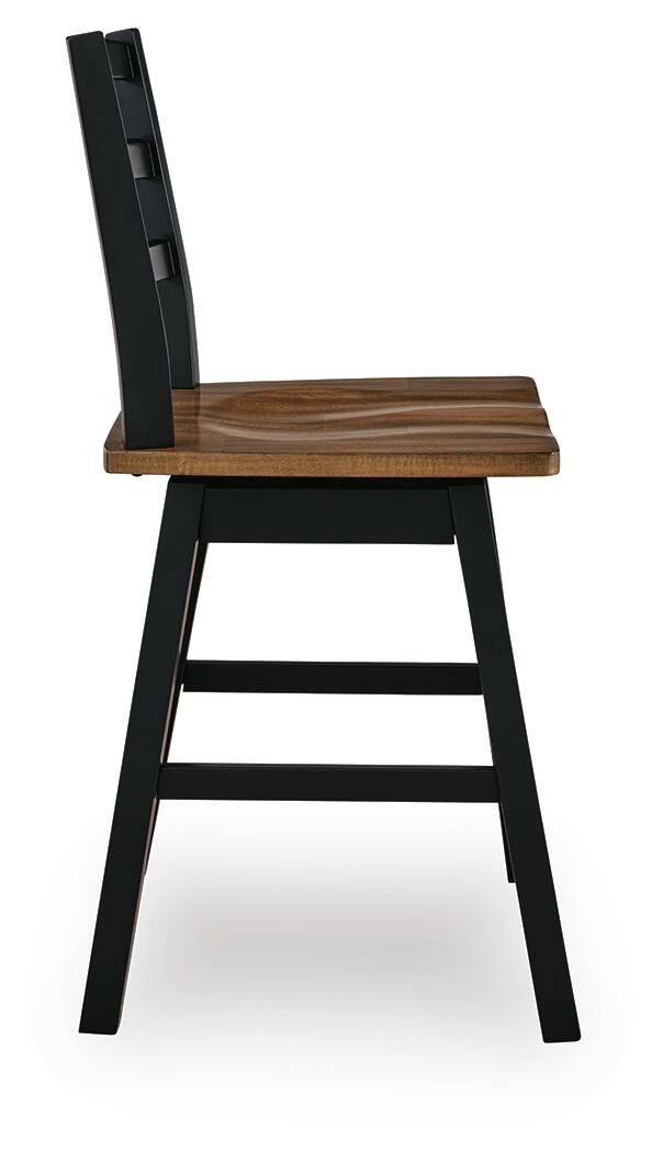 Wildenauer - Swivel Stool (Set of 2) - Signature Design by Ashley® - 8