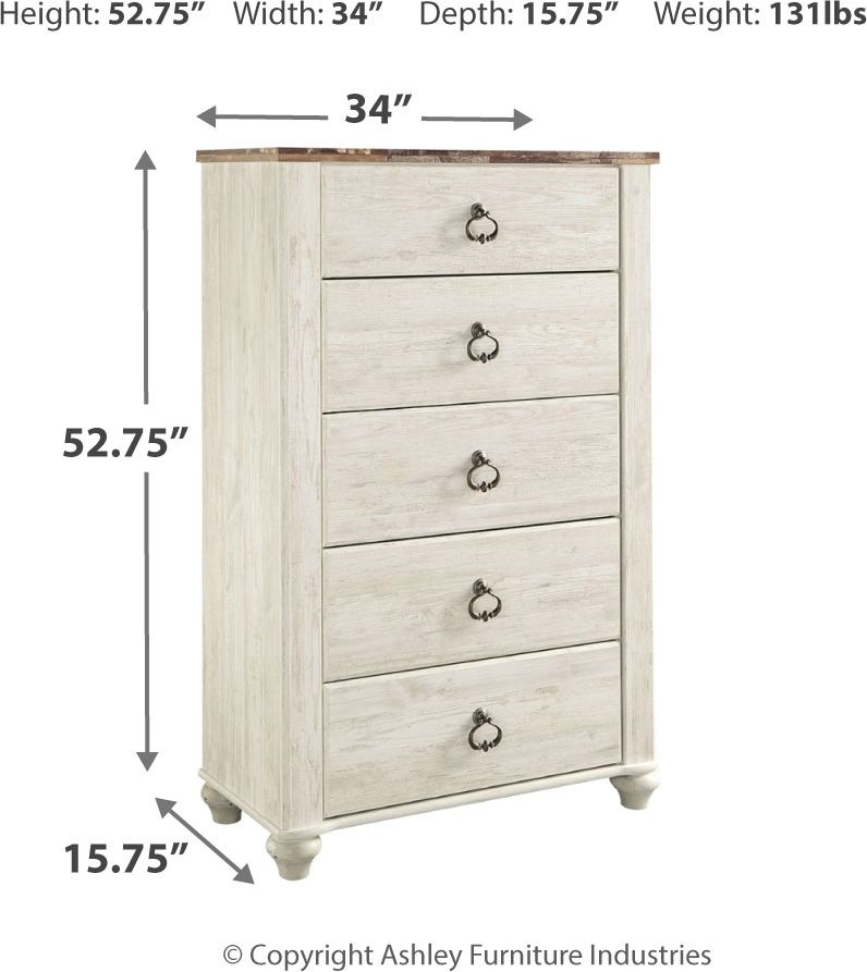 Willowton - Panel Bedroom Set - Signature Design by Ashley® - 2