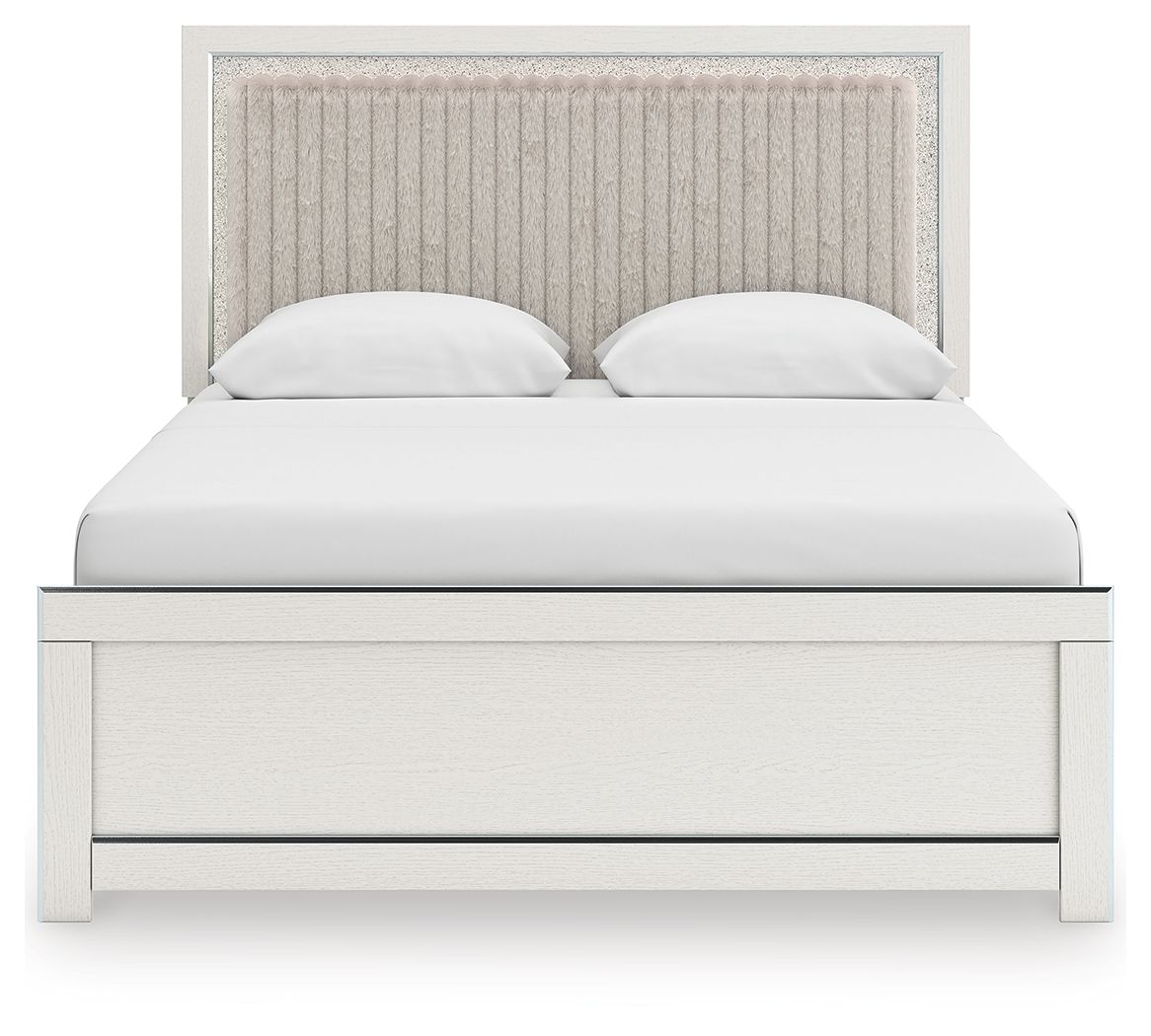 Zuraleus - Upholstered Panel Platform Bed With Roll Slats - Signature Design by Ashley® - 9