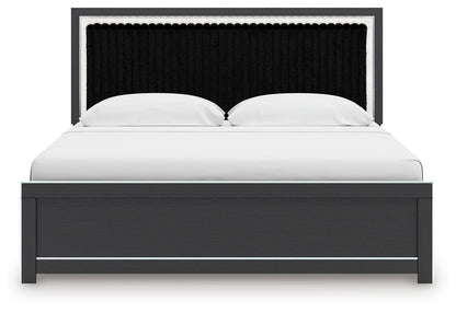 Zuraleus - Upholstered Panel Platform Bed With Roll Slats - Signature Design by Ashley® - 32