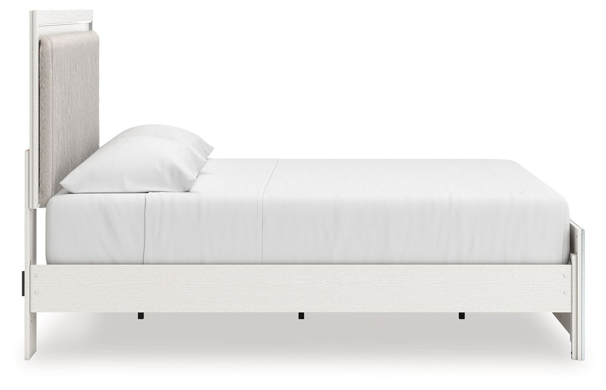 Zuraleus - Upholstered Panel Platform Bed With Roll Slats - Signature Design by Ashley® - 26