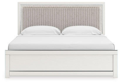 Zuraleus - Upholstered Panel Platform Bed With Roll Slats - Signature Design by Ashley® - 25
